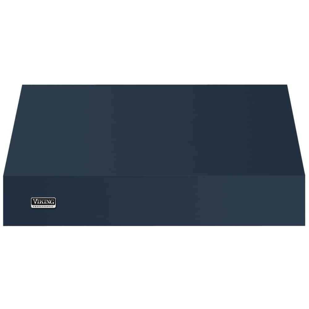 Front. Viking - Professional 5 Series 30" Externally Vented Range Hood - Slate Blue.