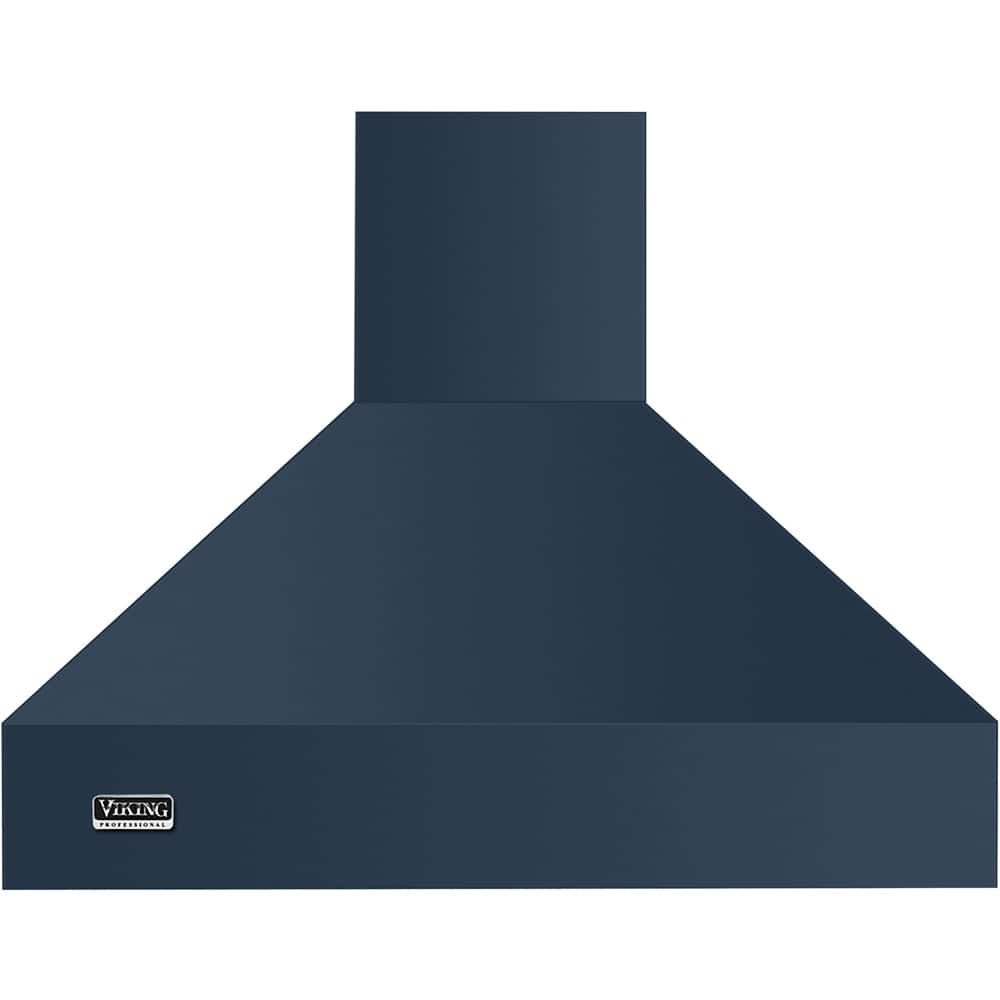 Front. Viking - Professional 5 Series 36" Externally Vented Range Hood - Slate Blue.