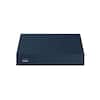 Front. Viking - Professional 5 Series 60" Externally Vented Range Hood - Slate Blue.
