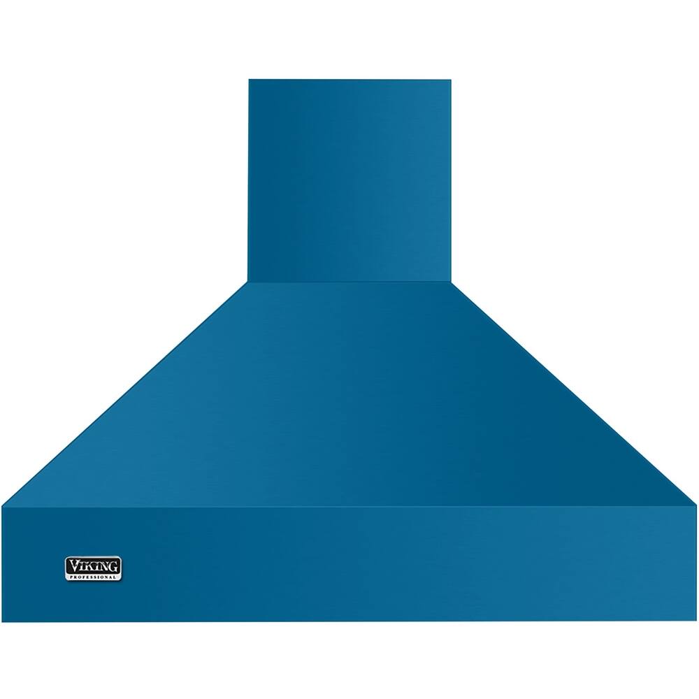 Front. Viking - Professional 5 Series 30" Externally Vented Range Hood - Alluvial Blue.