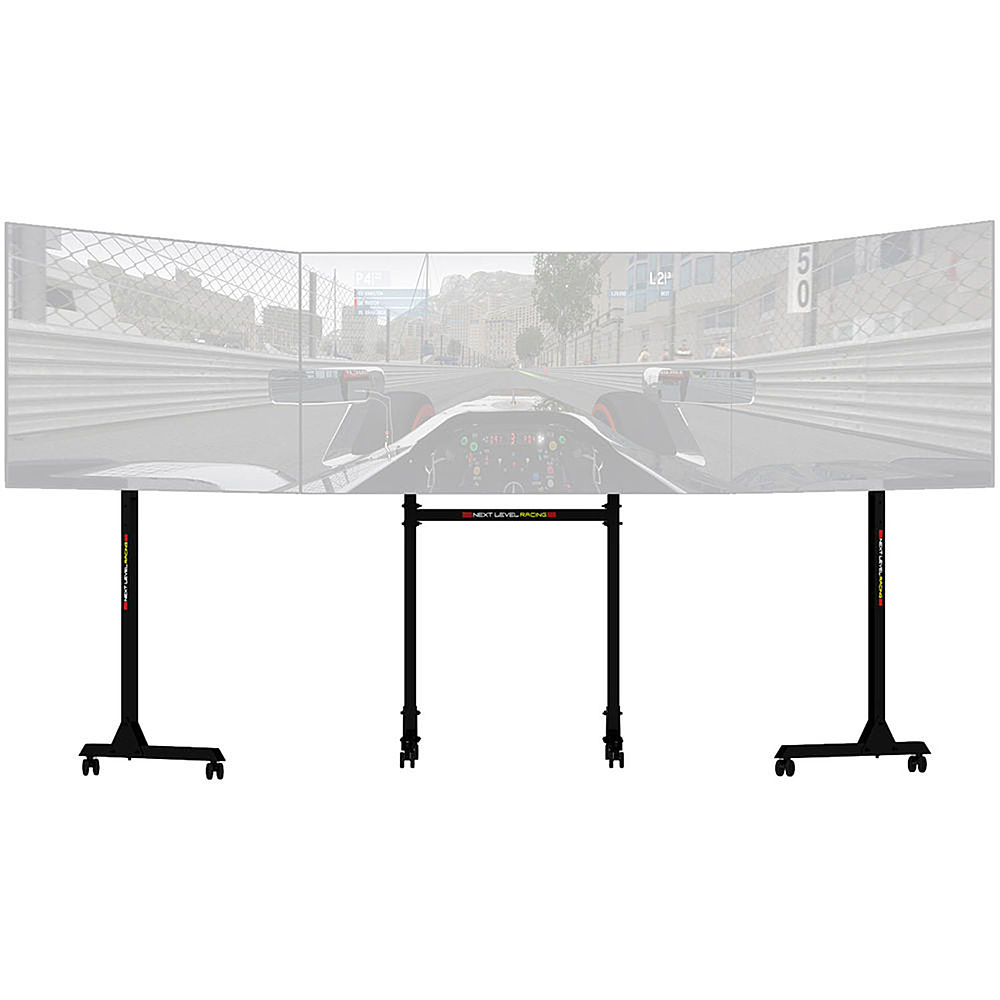 Next Level Racing - Free Standing Triple Monitor Stand - Black