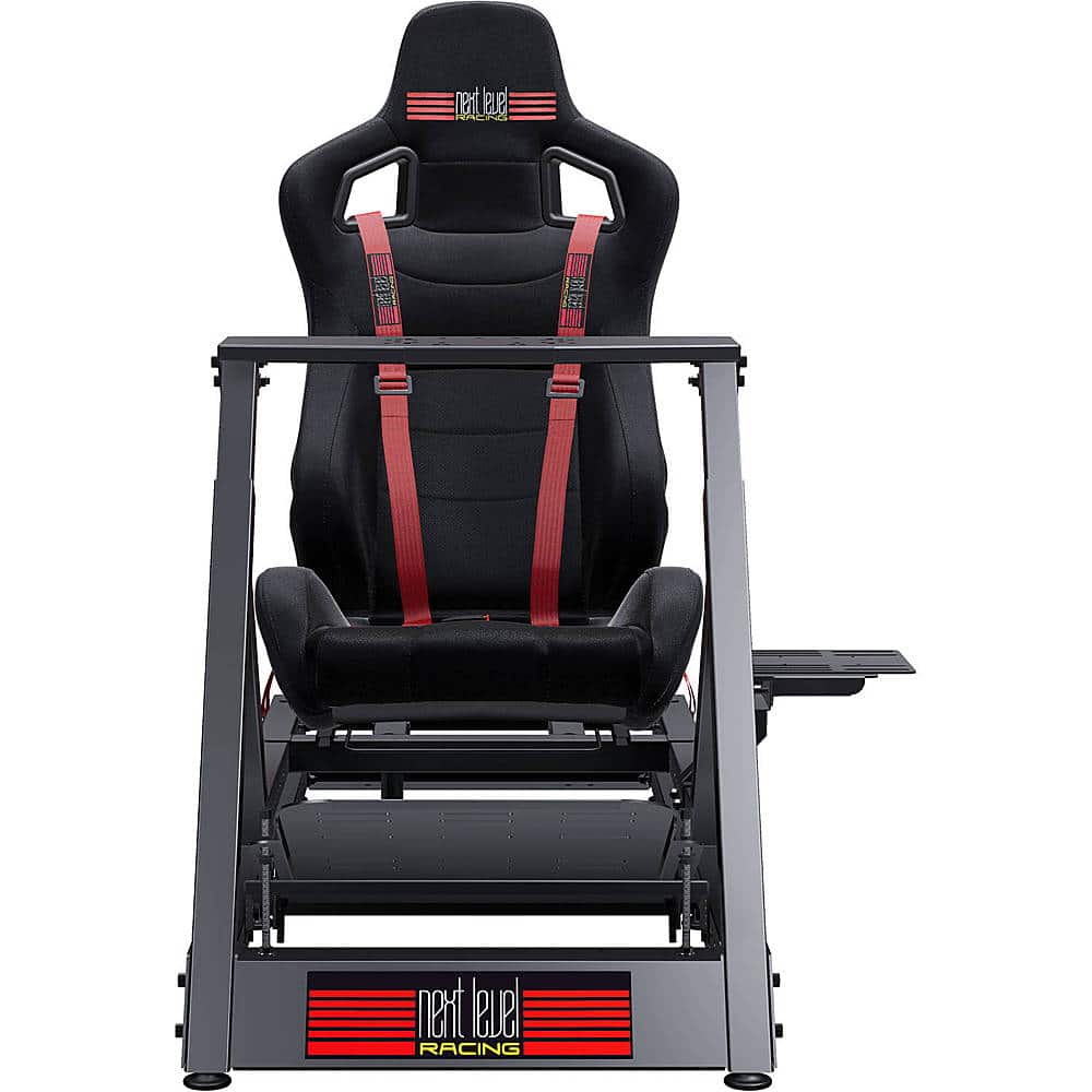 Alt View 14. Next Level Racing - GTtrack Simulator Cockpit - Black.