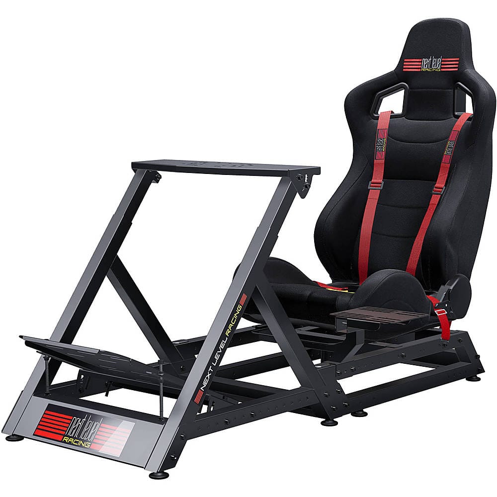 Alt View 15. Next Level Racing - GTtrack Simulator Cockpit - Black.