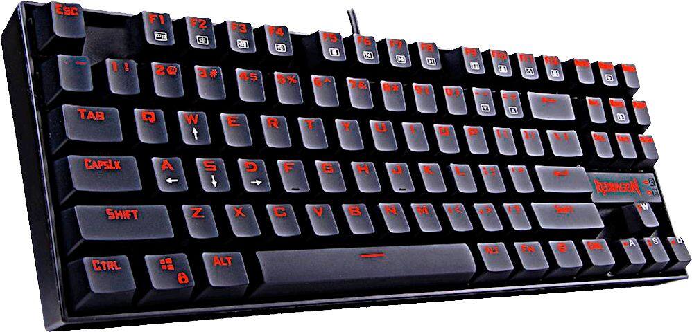 Angle. REDRAGON - Kumara K552 Wired Gaming Mechanical Keyboard with Back Lighting - Black.
