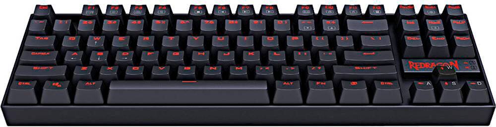 Alt View 12. REDRAGON - Kumara K552 Wired Gaming Mechanical Keyboard with Back Lighting - Black.