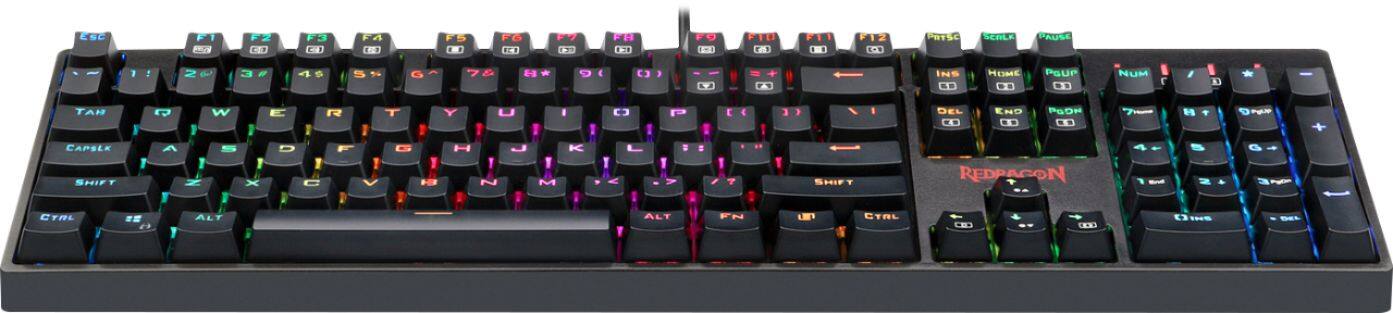 Alt View 11. REDRAGON - SURARA K582 RGB Full-size Wired Gaming Outemu Red Switch Keyboard with RGB Back Lighting - Black.