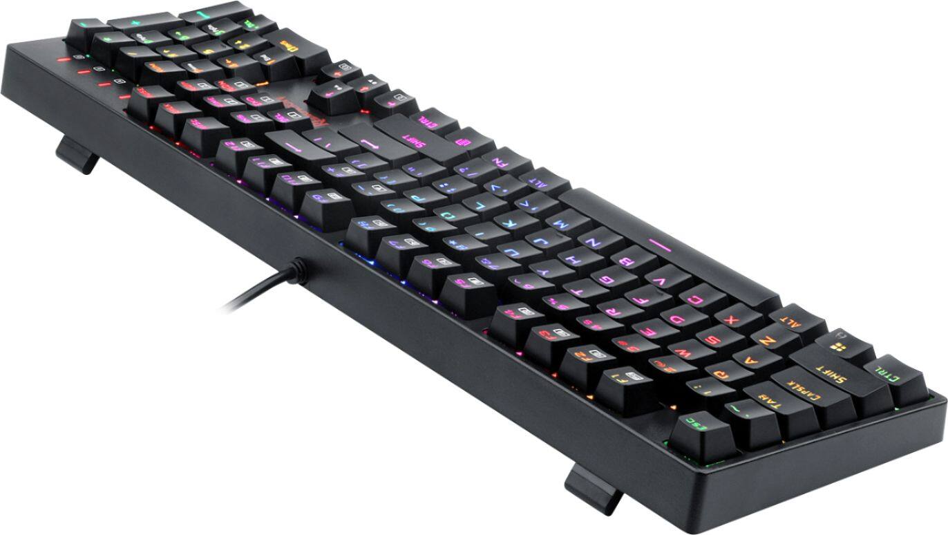Alt View 15. REDRAGON - SURARA K582 RGB Full-size Wired Gaming Outemu Red Switch Keyboard with RGB Back Lighting - Black.