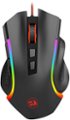 Front Zoom. REDRAGON - Griffin M607 Wired Optical Gaming Mouse - Black.