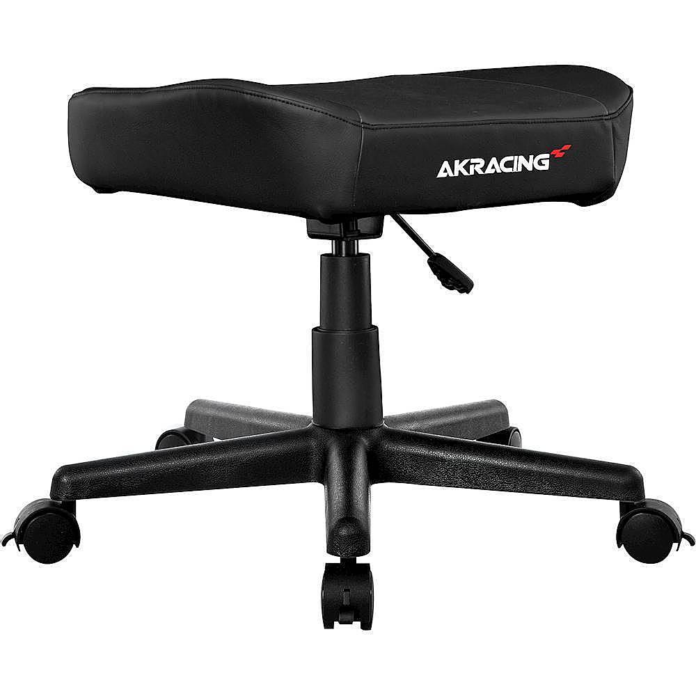 Angle View: Arozzi - Inizio PU Leather Ergonomic Gaming Chair - Black - Red Accents