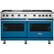 Front. Viking - Professional 5 Series Freestanding Double Oven Gas Convection Range - Alluvial Blue.