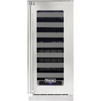 Viking - 5 Series 28-Bottle Wine Cooler - Stainless steel - Front_Zoom