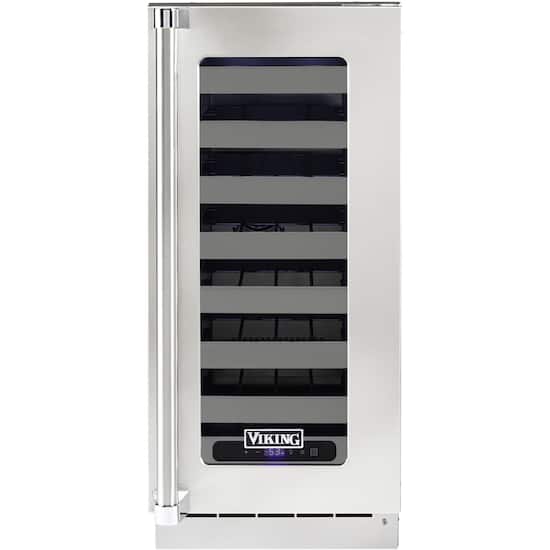 Viking 5 Series 28 Bottle Wine Cooler Stainless Steel Vuwc515gss Best Buy