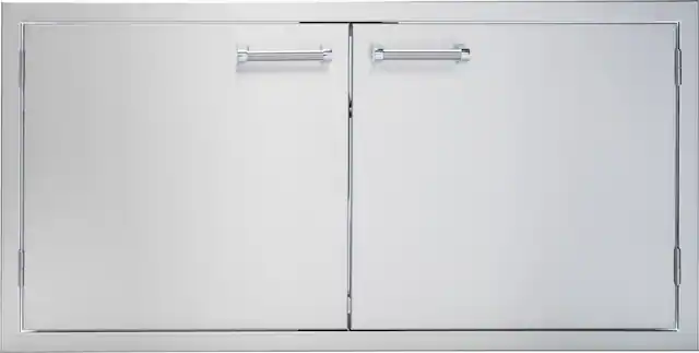 Alt View 11. Viking - 42" Double Access Door - Stainless Steel.