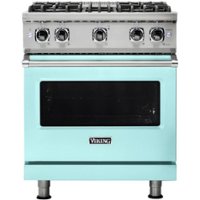 Viking - Professional 5 Series 4.0 Cu. Ft. Freestanding LP Gas Convection Range - Bywater Blue - Front_Zoom