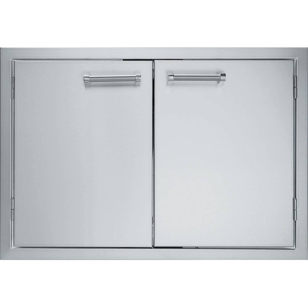 Angle. Viking - 30" Double Access Doors - Stainless Steel.