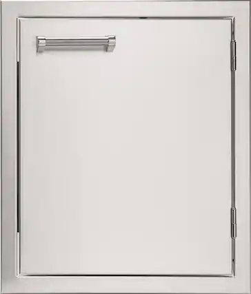 Angle. Viking - 18" Single Access Door - Stainless Steel.