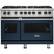 Front. Viking - Professional 5 Series 6.1 Cu. Ft. Freestanding Double Oven LP Gas Convection Range - Slate Blue.