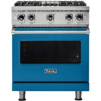 Viking - Professional 5 Series 4.0 Cu. Ft. Freestanding Gas Convection Range - Alluvial blue - Front_Zoom