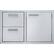 Angle. Viking - 30" Double Drawer and Access Door Combo - Stainless Steel.