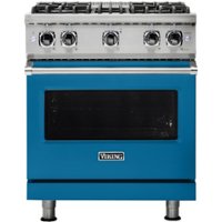 Viking - Professional 5 Series 4.0 Cu. Ft. Freestanding LP Gas Convection Range - Alluvial Blue - Front_Zoom