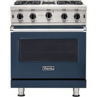 Viking - Professional 5 Series 4.0 Cu. Ft. Freestanding Gas Convection Range - Slate Blue - Front_Zoom
