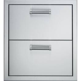Viking - 19" Double Drawers - Stainless Steel