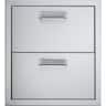Viking - 19" Double Drawers - Stainless Steel