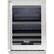 Front. Viking - 5 Series 14-Bottle Wine Cooler - Stainless Steel.