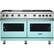 Front. Viking - Professional 5 Series 8 Cu. Ft. Freestanding Double Oven LP Gas Convection Range - Bywater Blue.