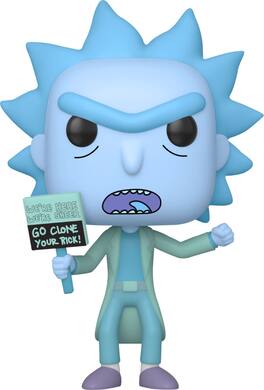 Funko - POP! Animation: Rick and Morty - Hologram Rick Clone - Multi