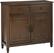 Angle. Simpli Home - Connaught Traditional Solid Wood Entryway Storage Cabinet - Rustic Natural Aged Brown.