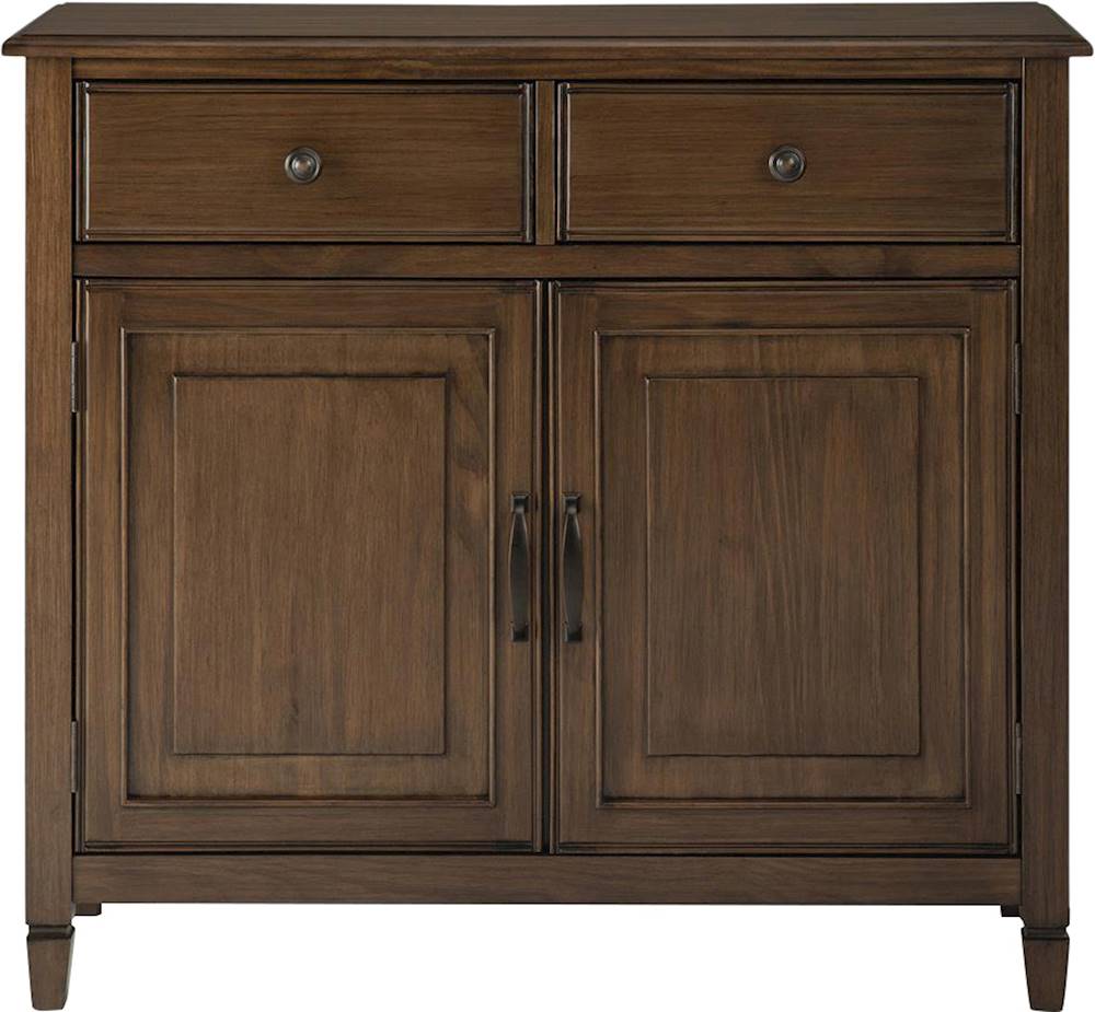 Simpli Home Connaught Traditional Solid Wood Entryway Storage Cabinet  Rustic Natural Aged Brown AXCCON-04RNAB - Best Buy