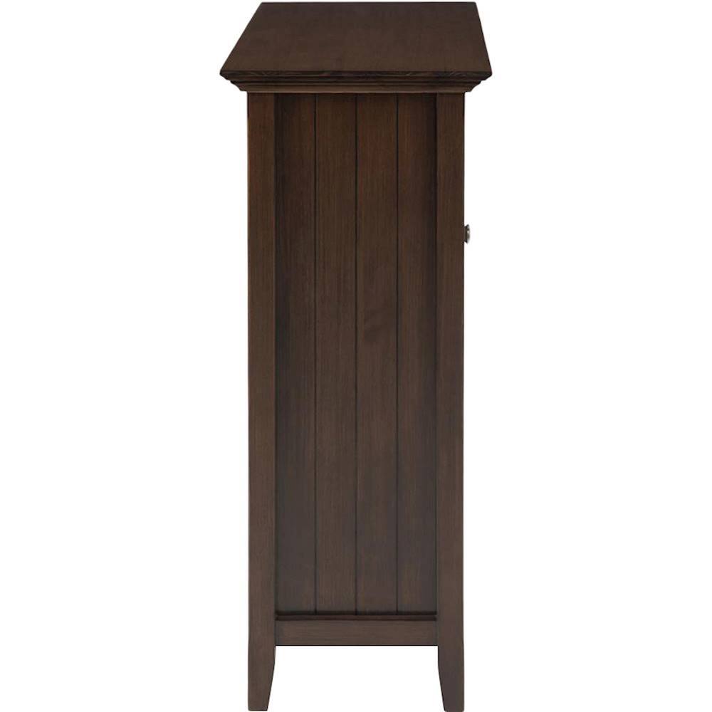 Alt View 12. Simpli Home - Acadian 39 inch Wide Solid Wood Transitional Storage Cabinet - Natural Aged Brown.