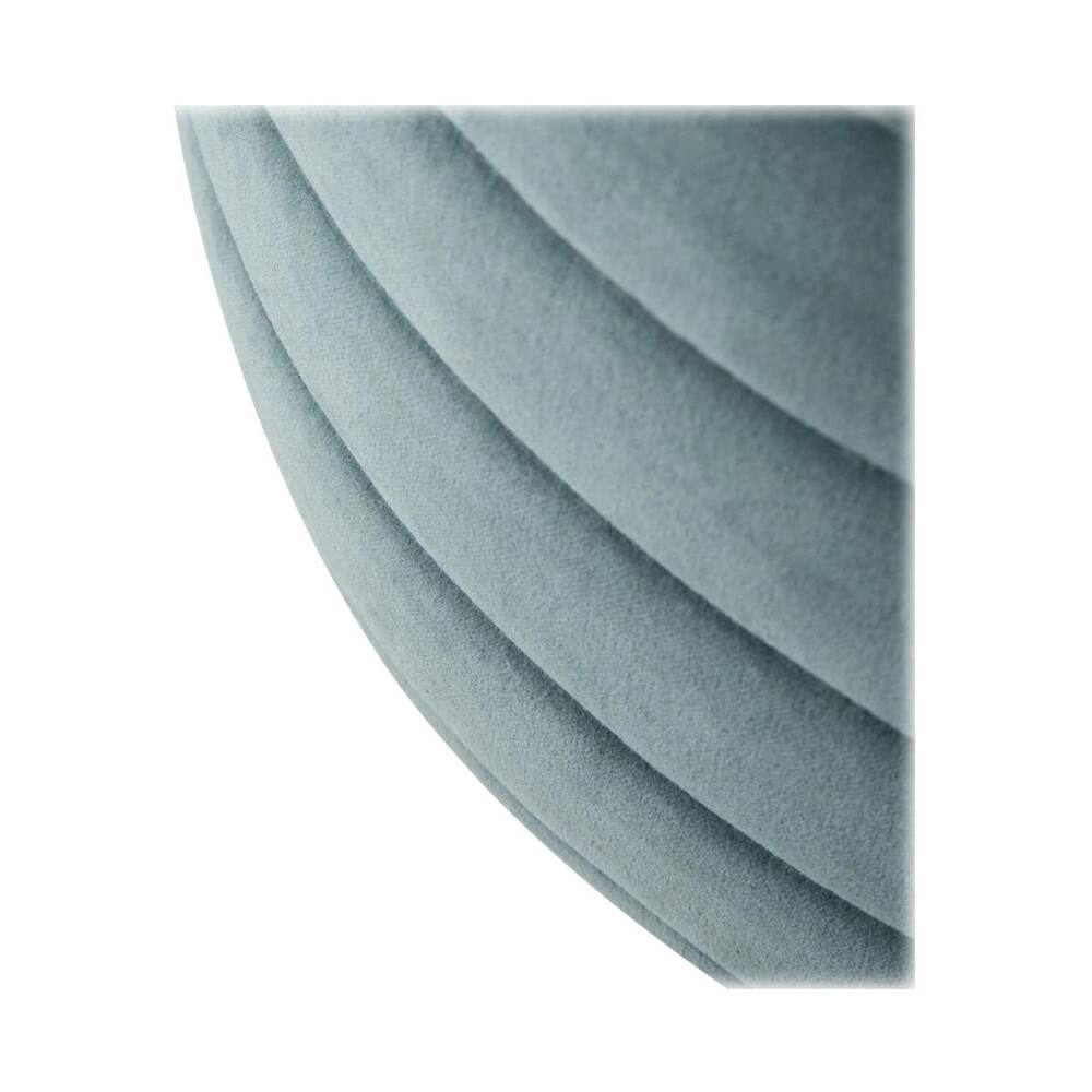 Alt View 13. Simpli Home - Vivienne Round Contemporary Velvet/Polystyrene Pouf - Turquoise.