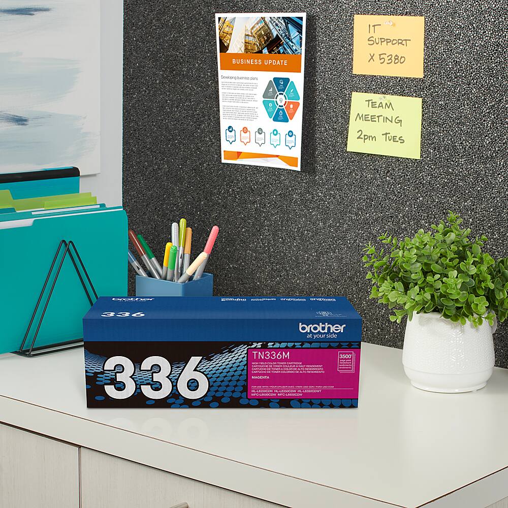 Alt View 11. Brother - TN336M High-Yield Toner Cartridge - Magenta.