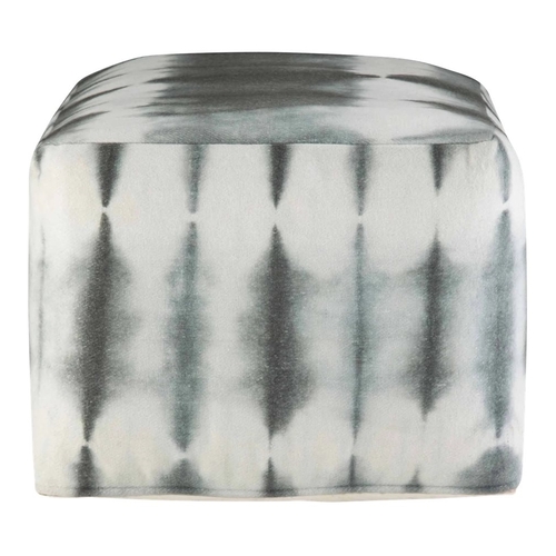 Simpli Home - Xavier Square Contemporary Polystyrene/Woven Cotton Pouf - Gray/Tie-Dye was $179.99 now $138.99 (23.0% off)