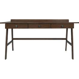 Simpli Home - Rylie SOLID WOOD Transitional 60 inch Wide Desk - Natural Aged Brown
