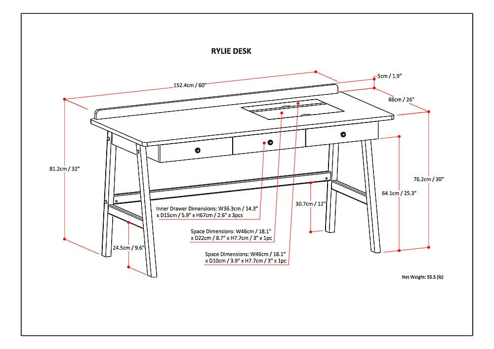 Simpli home online rylie desk