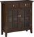Angle. Simpli Home - Acadian SOLID WOOD 36 inch Wide Transitional Entryway Storage Cabinet in Natural Aged Brown - Natural Aged Brown.