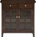 Front. Simpli Home - Acadian SOLID WOOD 36 inch Wide Transitional Entryway Storage Cabinet in Natural Aged Brown - Natural Aged Brown.