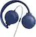 Alt View 14. JBL - TUNE 500 Wired On-Ear Headphones - Blue.