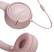 Alt View 14. JBL - TUNE 500 Wired On-Ear Headphones - Pink.