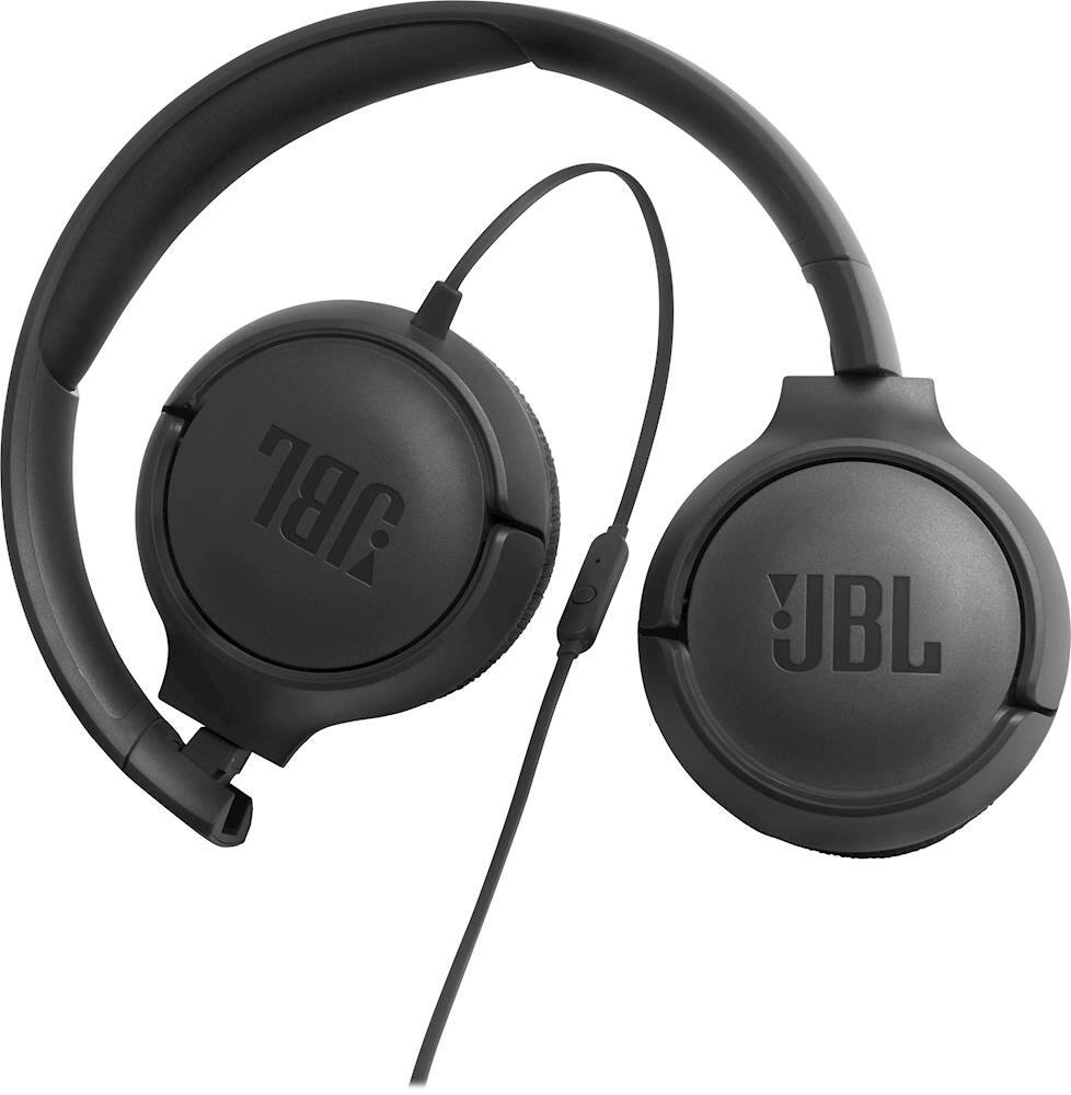 Alt View 14. JBL - TUNE 500 Wired On-Ear Headphones - Black.