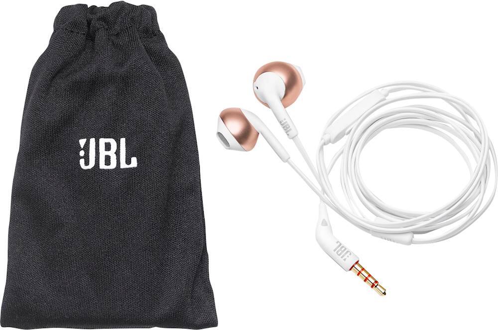 Best Buy JBL TUNE 205 Wired InEar Headphones Rose Gold JBLT205RGDAM