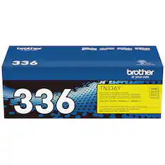 Front. Brother - TN336Y High-Yield Toner Cartridge - Yellow.