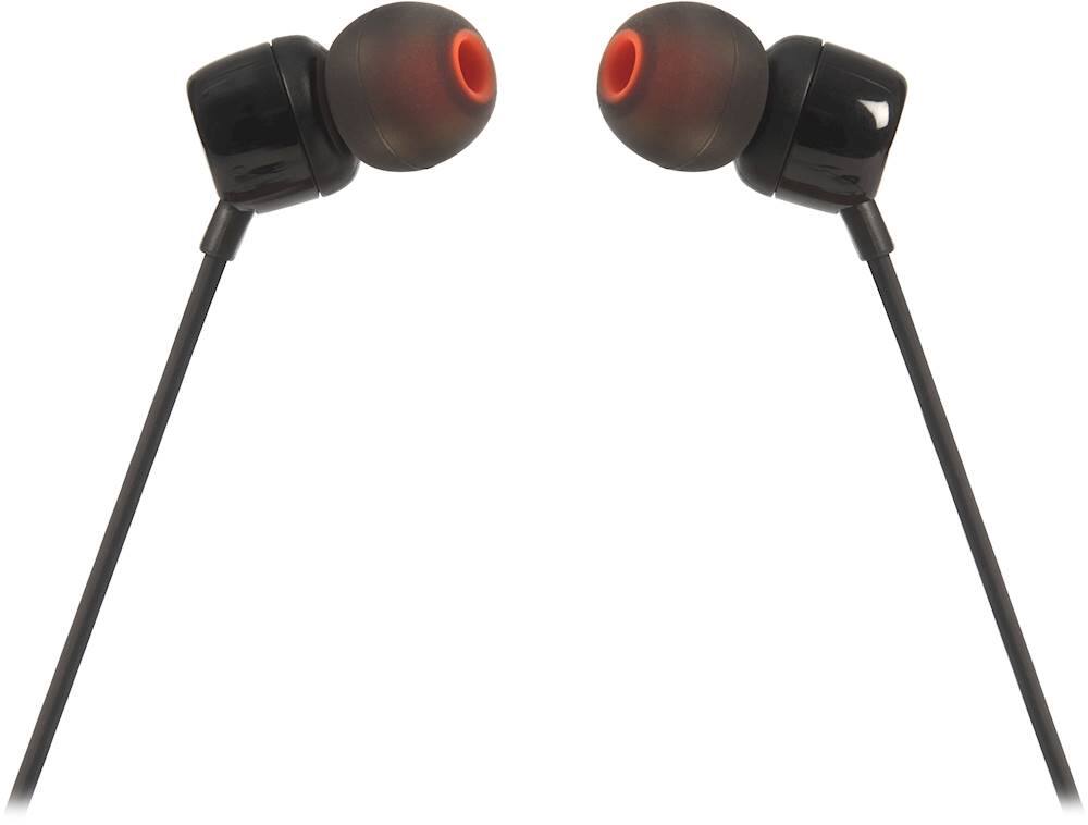 Alt View 15. JBL - TUNE 110 Wired In-Ear Headphones - Black.