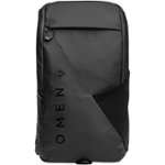 Front Zoom. HP OMEN - Backpack for 15.6" Laptop - Black.