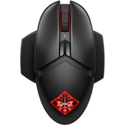 HP OMEN - Photon Wireless Optical Mouse - Black - Front_Zoom