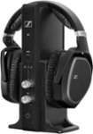 Front Zoom. Sennheiser - RS 195 RF Wireless Over-the-Ear Headphones - Black.