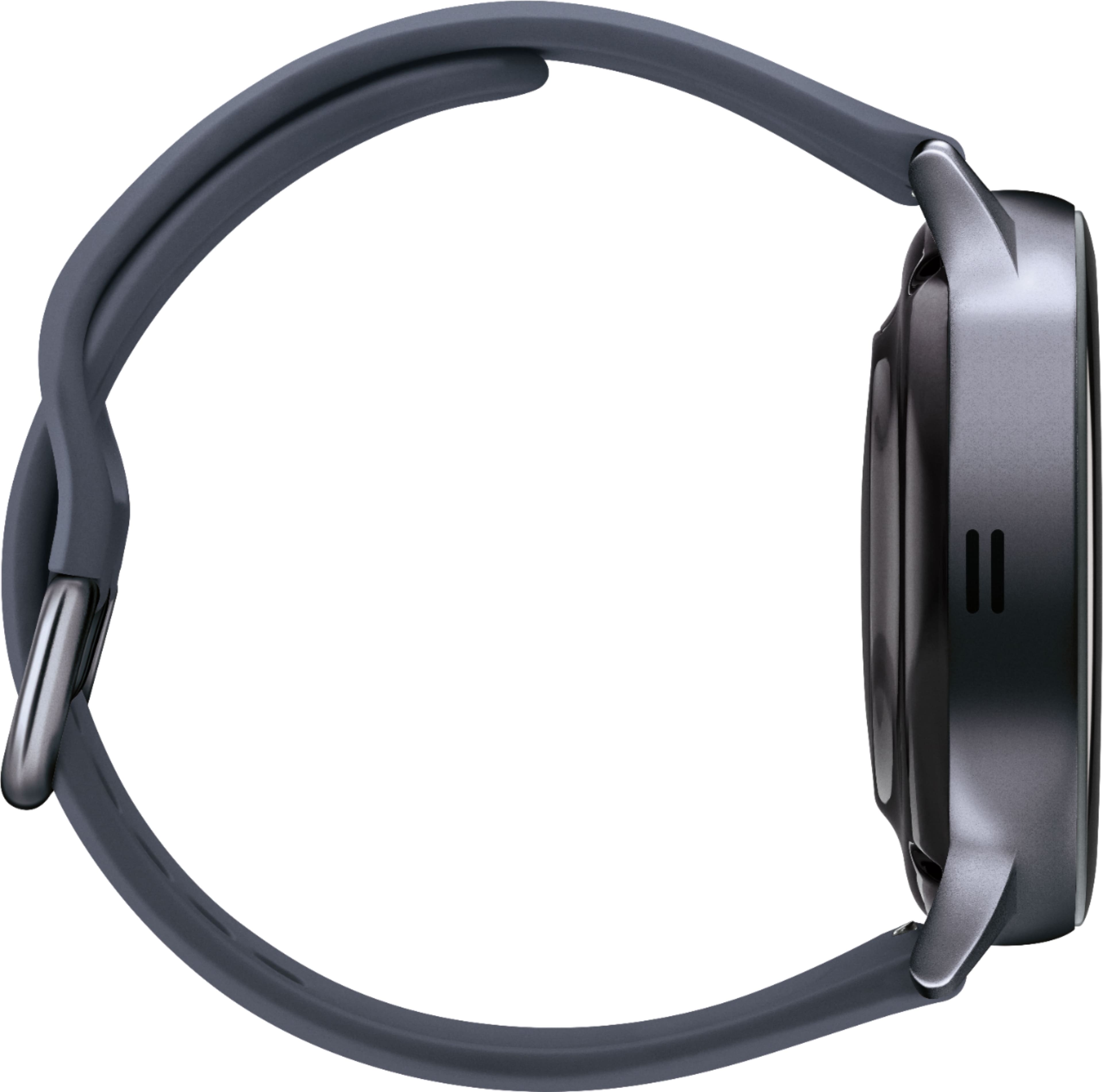 Alt View 18. Samsung - Geek Squad Certified Refurbished Galaxy Watch Active2 Smartwatch 44mm Aluminum - Aqua Black.